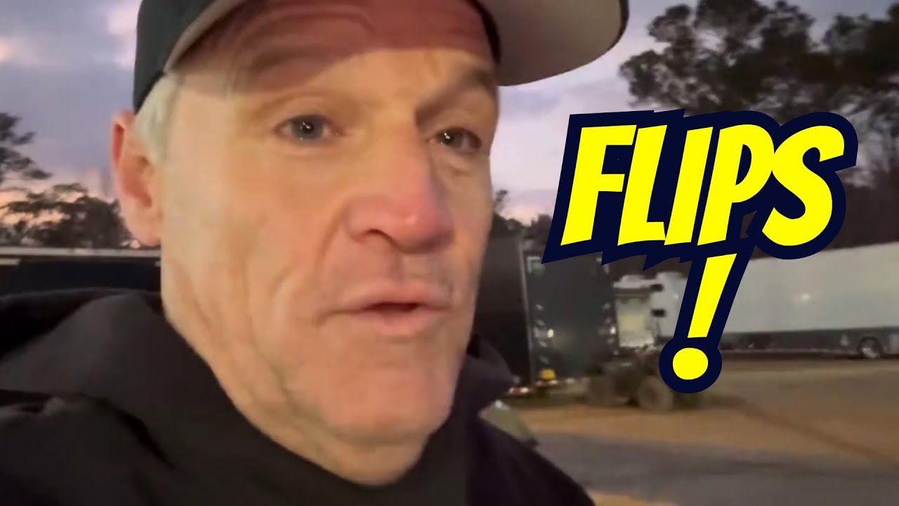 CRAZY High Winds Have Cars Flipping At Volusia!