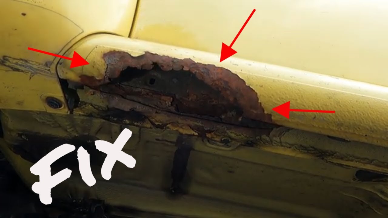 How to Repair Rusted Rotted Rocker Panels in your Driveway Car or Truck Easy VW Beetle Yeswelder