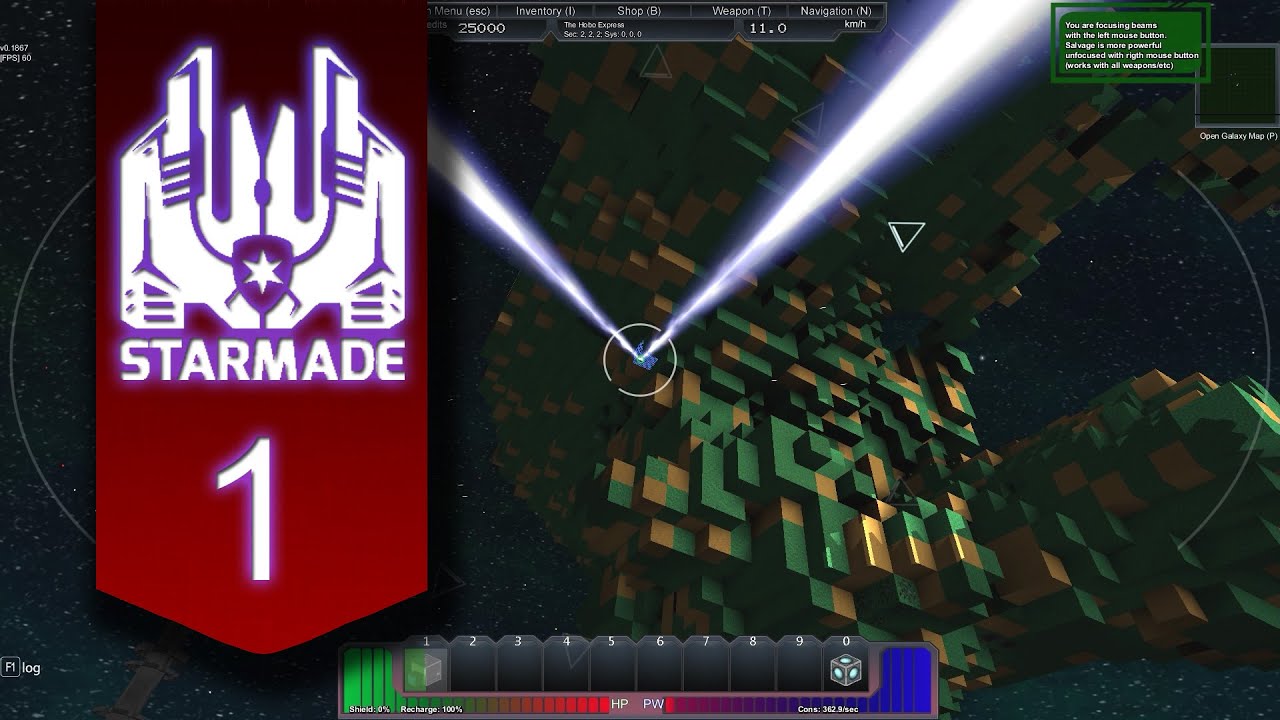 StarMade (Let's Play | Gameplay) Episode 1: Our New Home