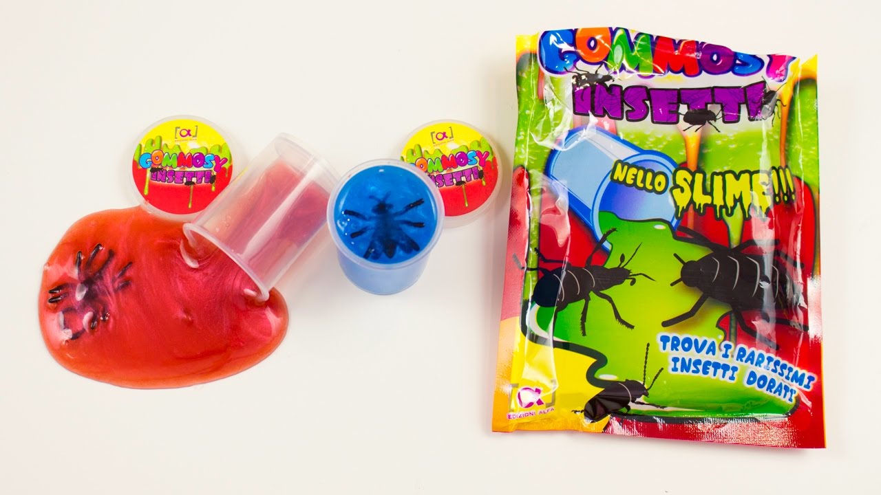 LO SLIME PI&Ugrave; SCHIFOSO DI SEMPRE 😱 INSETTI NELLO SLIME