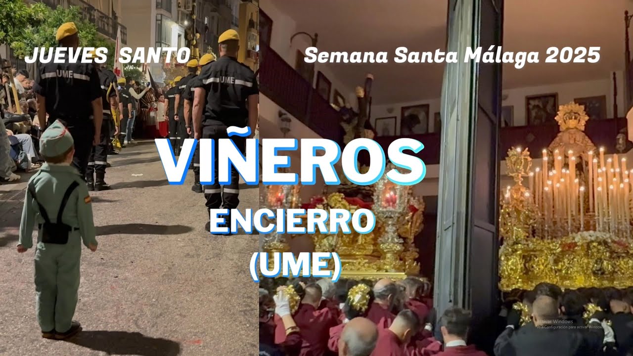 Viñeros Encierro -Jueves Santo Málaga 2025
