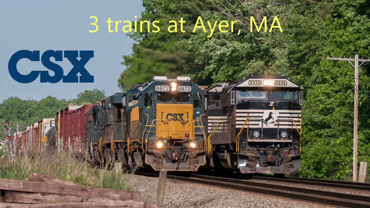CSX NS and PAS at Ayer, MA