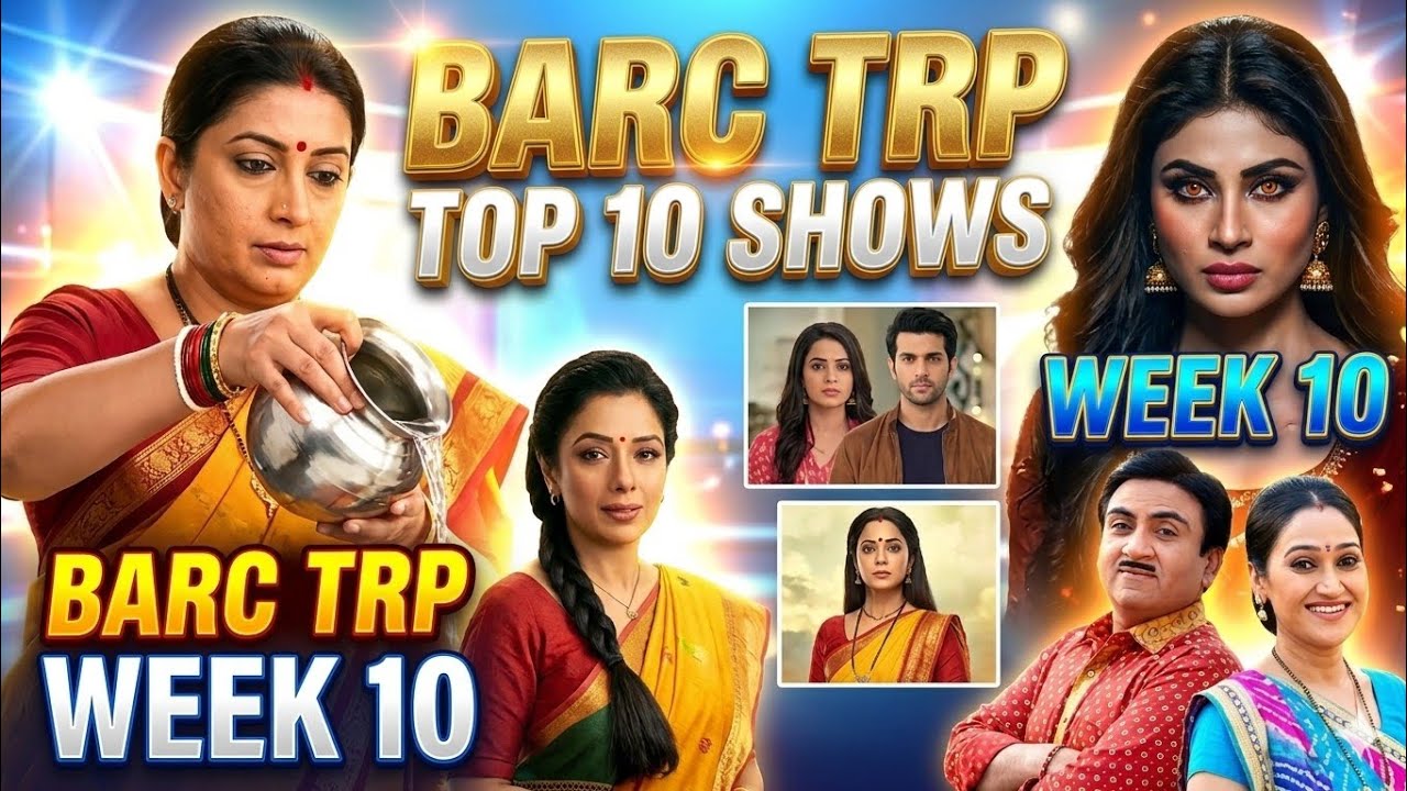 BARC TRP WEEK 10: Anupama aur Tulsi Ka Jalwa! 🔥 TMKOC No. 4 Par, Naagin Ki TRP Giri! 📉