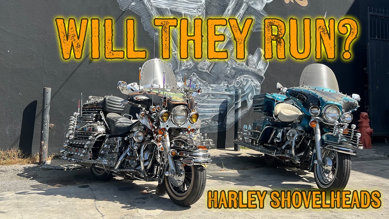 Will They Run?? Harley Shovelhead Garbage Wagons