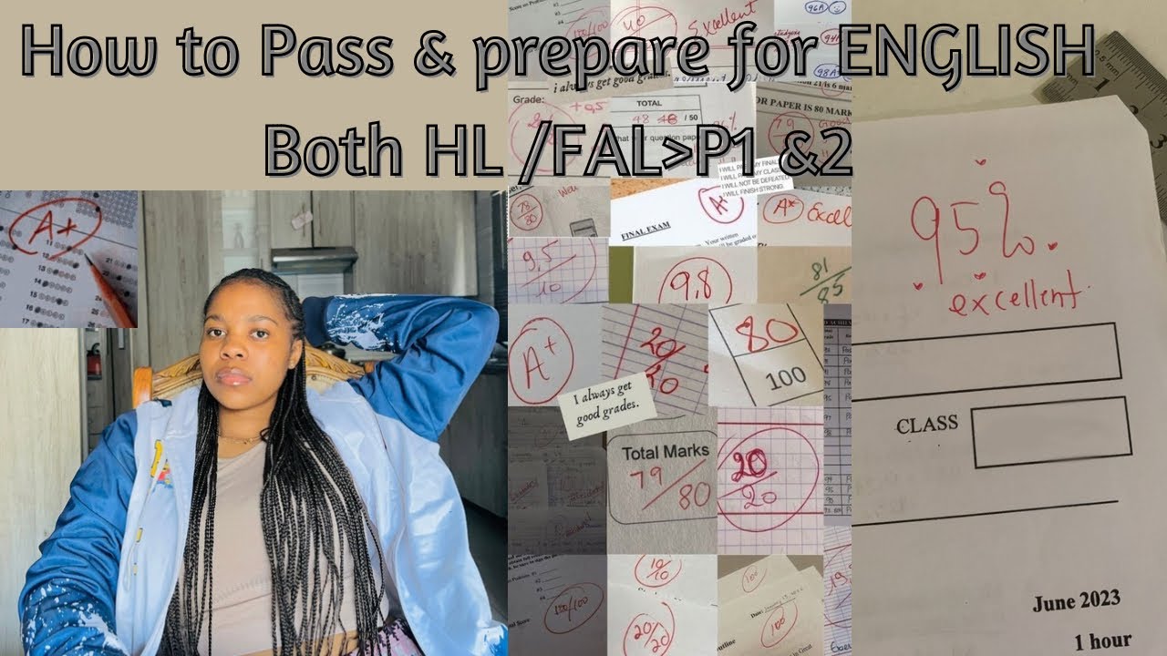 🎧ྀིꕤHow to pass English HL&FAL P1 &P2 with a distinctions|Tips + Guidance|Academic come back