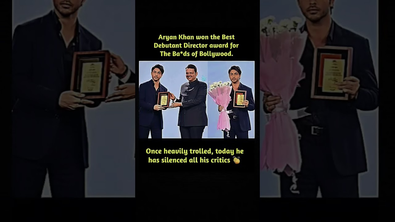 Aryan Khan Wins Best Debutant Director at Navbharat Times 75th Anniversary | The Bads of Bollywood