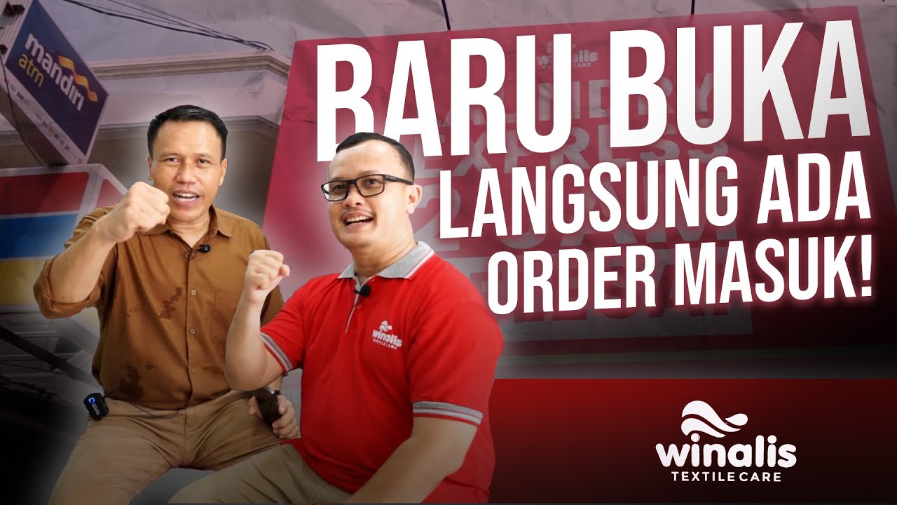 BARU DIBUKA, LANGSUNG ADA YANG LAUNDRY! GRAND OPENING WINALIS LAUNDRY PAMULANG FULL SERVICE!!!