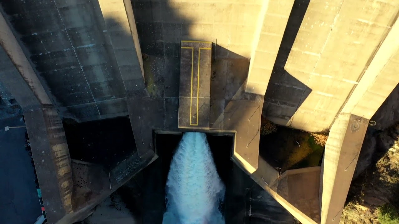 Drone - Barrage de Vinça (Dept. 66)