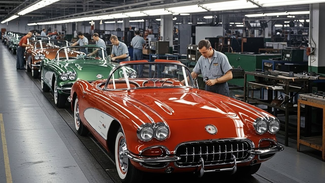Inside the 1957 Corvette Factory: How America Built Its First True Sports Car with Fiberglass