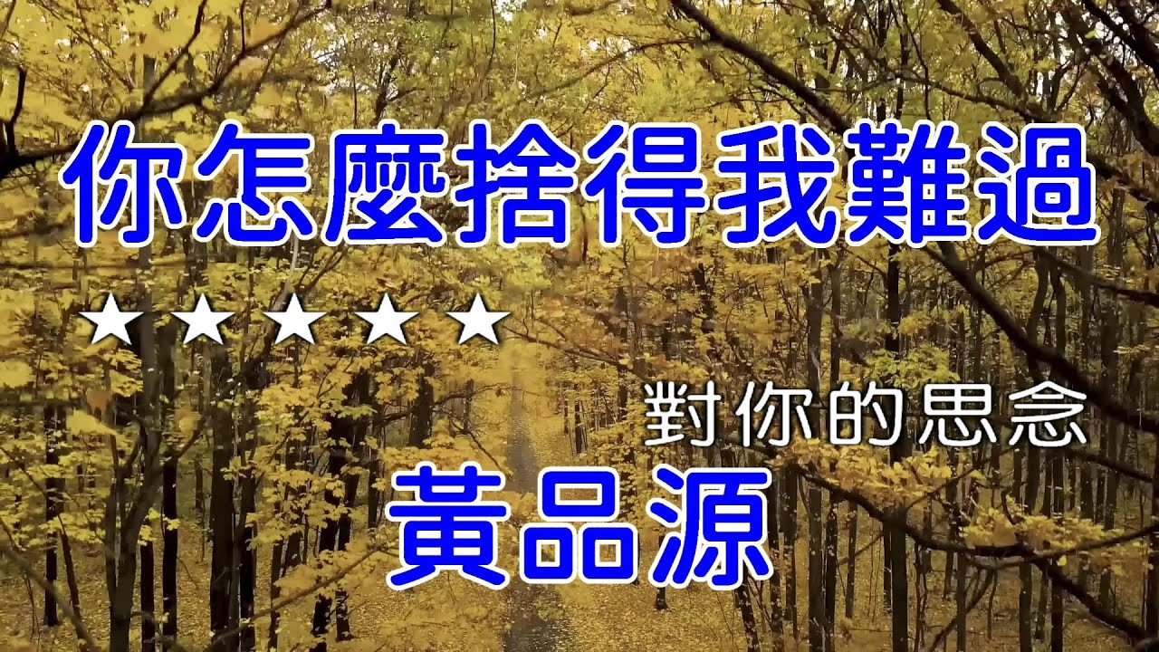 【KARAPAPA】黃品源 - 你怎麼捨得我難過《Midi伴奏 卡拉OK KTV KARAOKE》 男聲G