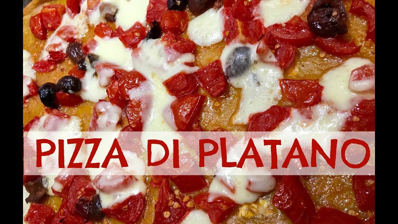 (NON)Pizza di PLATANO (Buonissima!) (Cucina sana) 2C+K