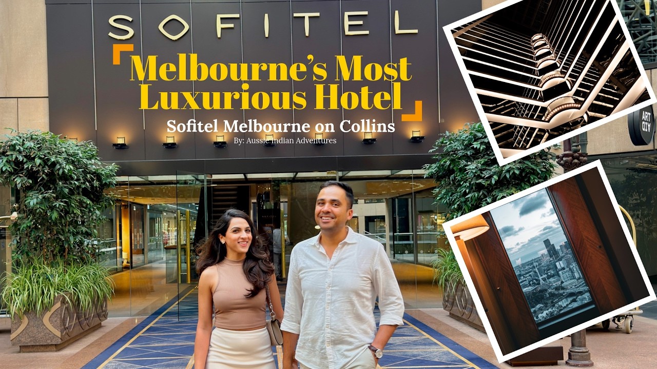 Luxury Hotel Sofitel Melbourne on Collins Vlog | No 35 Restaurant | Atrium bar | MCG & City View