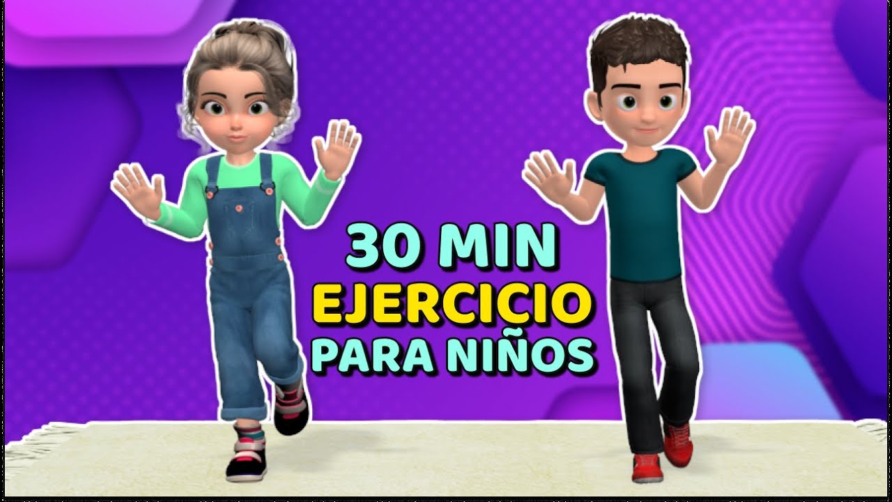 CASI 30 MINUTOS DE EJERCICIOS PARA NIÑOS - CUERPO COMPLETO