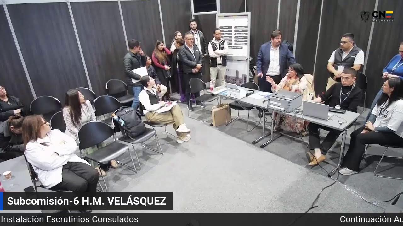 Continuación Audiencia de Instalación Escrutinios Consulados