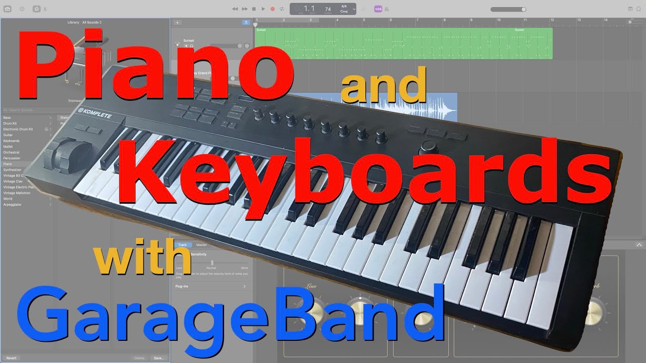 Piano and Keyboards with GarageBand and an Audio Interface