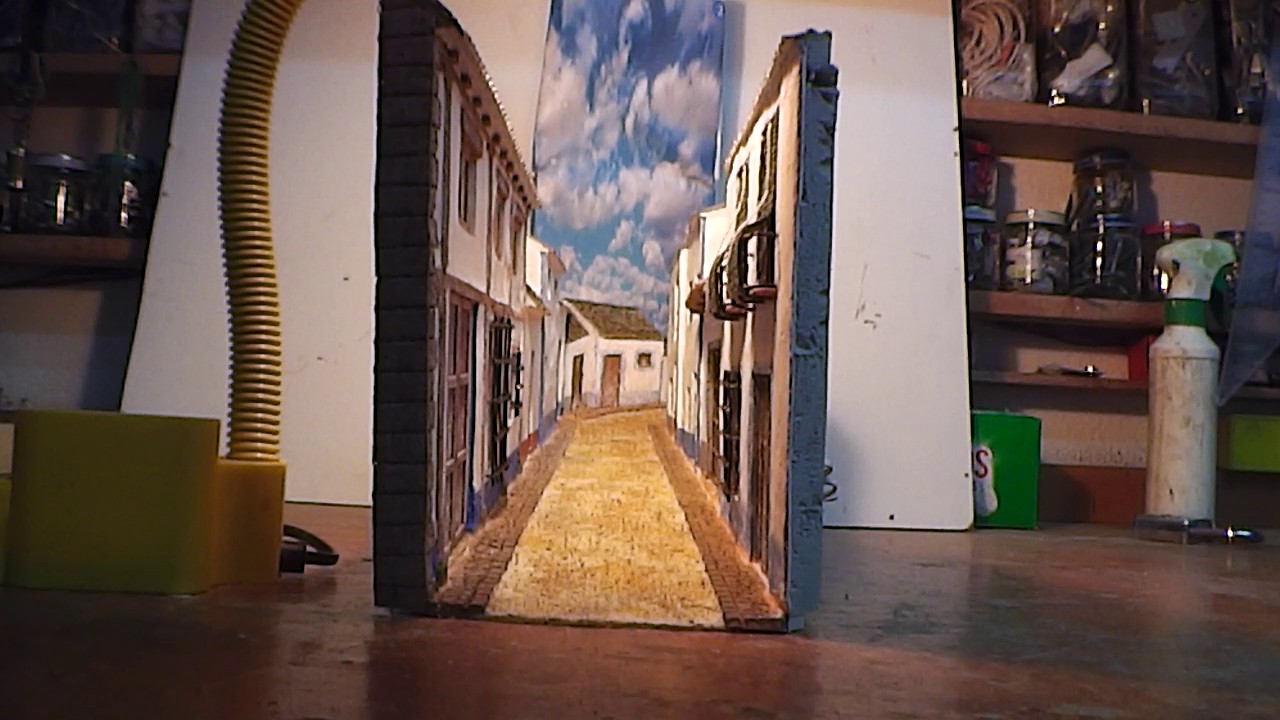Belen popular de Miguelturra, Calle en perspectiva