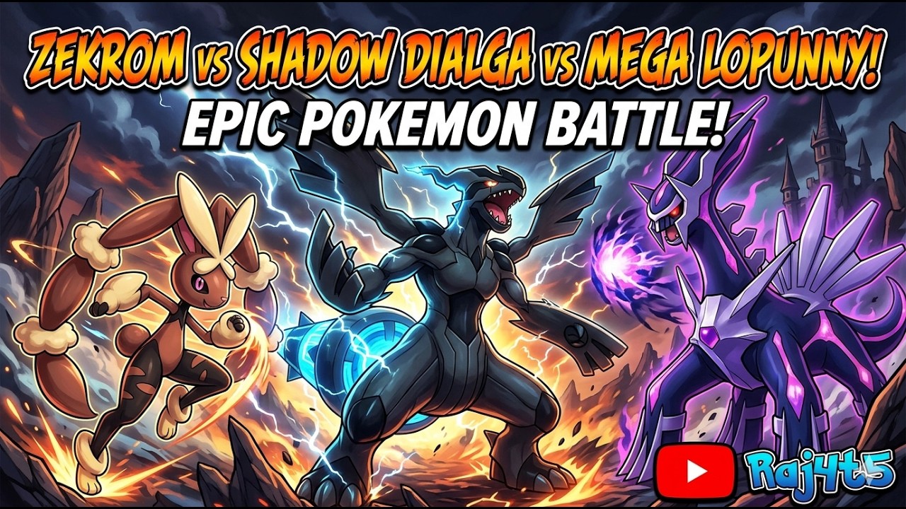 🔴Live Zekrom shadow Dialga & mega lopuny Raid  invitation  by  #raj4t5   in  #pokemon go