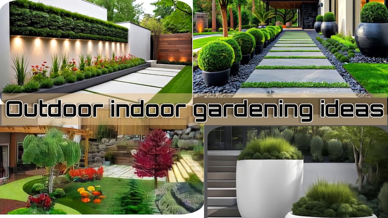 Outdoor Indoor Gardening Ideas | Balcony Lobby Entrance plantation Ideas