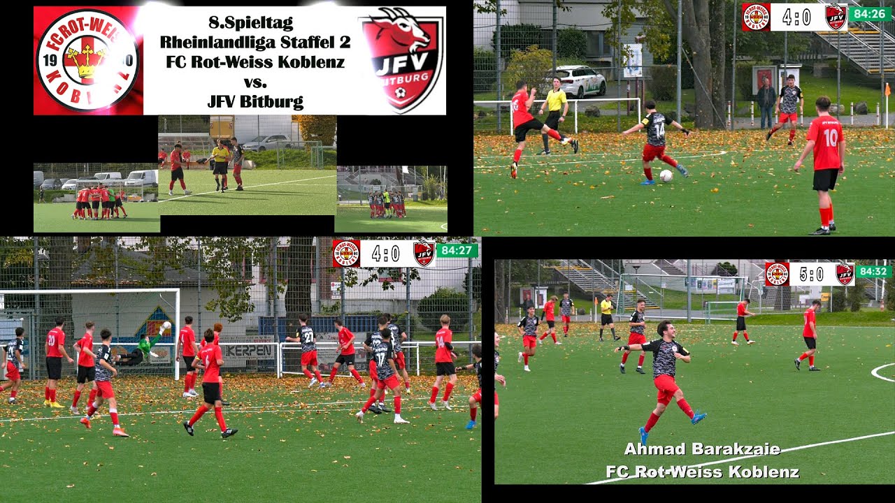 A-Junioren: FC Rot-Weiss Koblenz vs. JFV Bitburg