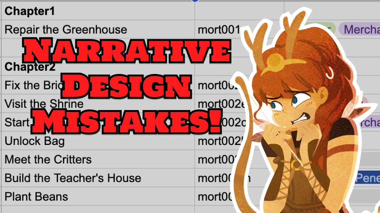 Mistakes of a First Time Narrative Designer