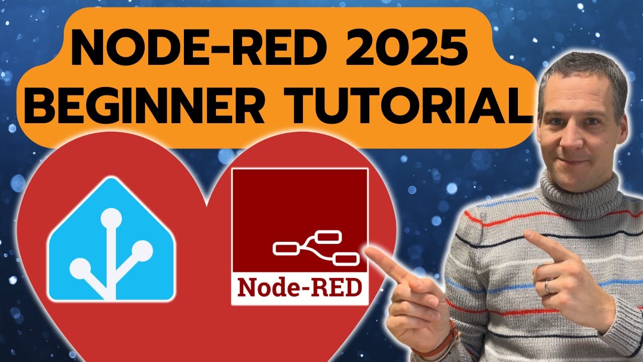 Node-RED 2025 Beginner Tutorial in Home Assistant