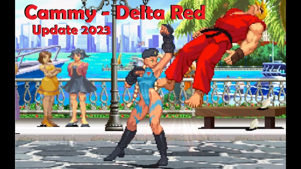 MUGEN Cammy Delta Red 2022 Update WIP Video #18: VS Ken