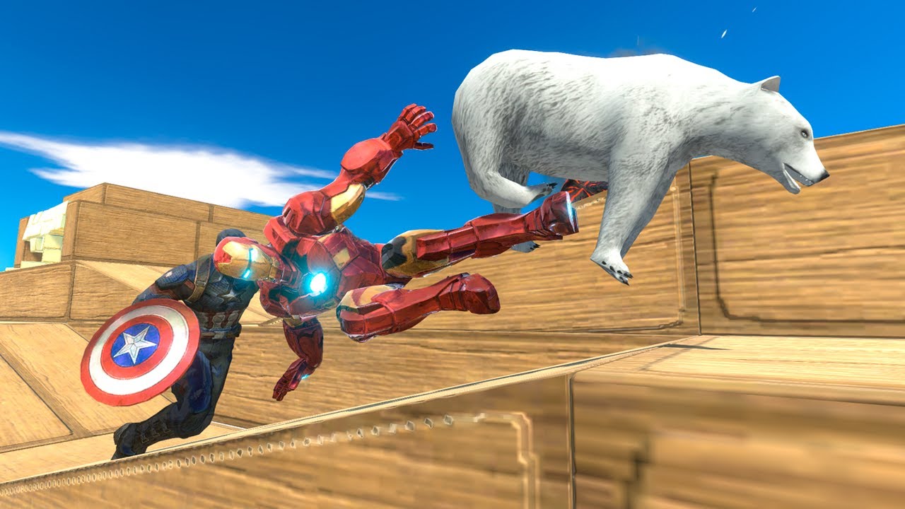 Run Away from Avengers - Animal Revolt Battle Simulator