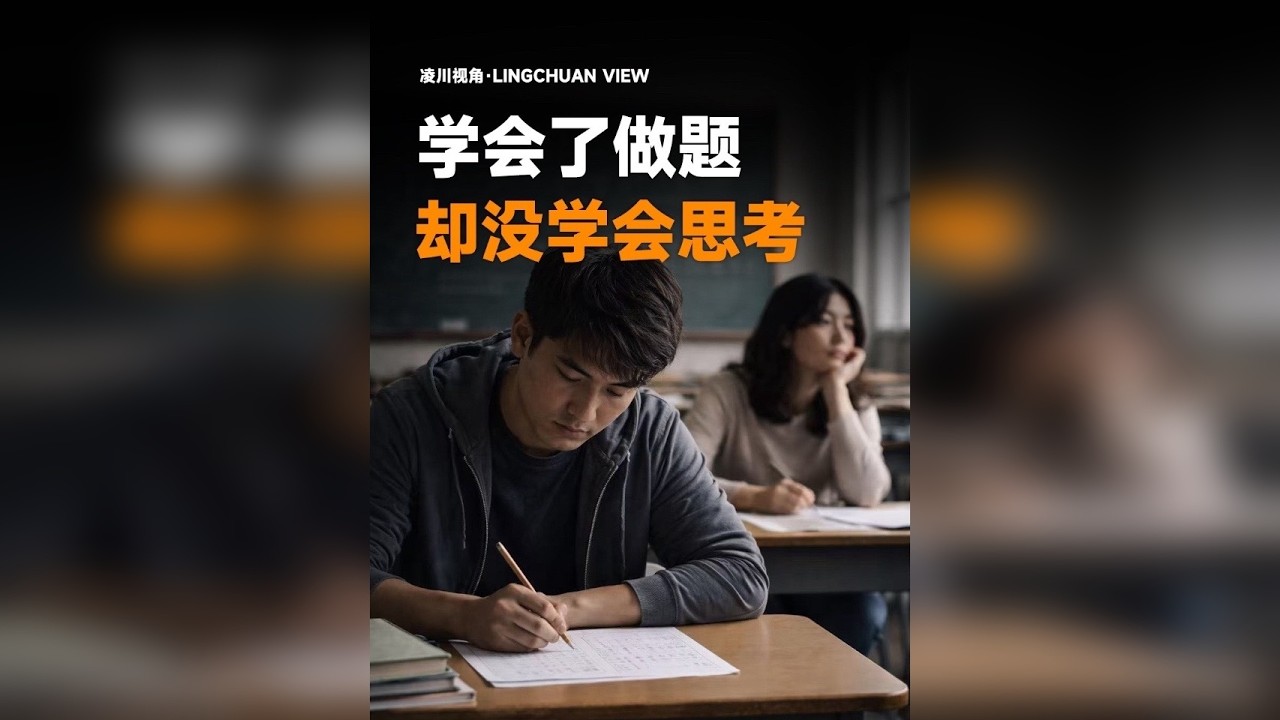 学会了做题，却没学会思考