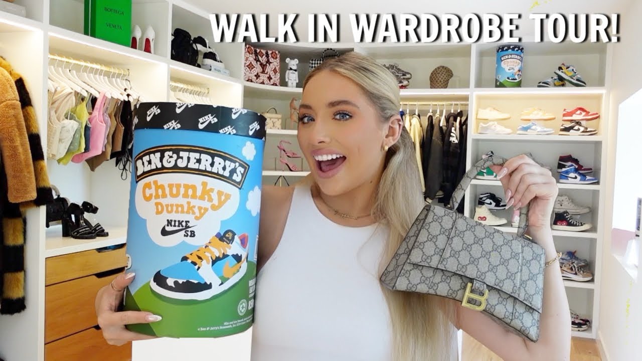 My DREAM WALK IN Wardrobe TOUR!!😍😭 | Saffron Barker