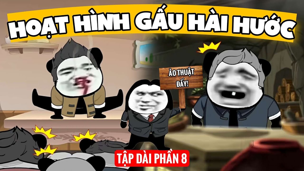 Tổng Hợp Hoạt Hình Gấu Hài Hước: Báo Hiếu, Hái Trộm Đào, Họp Phụ Huynh | Phần 8 | #gauhaihuoc