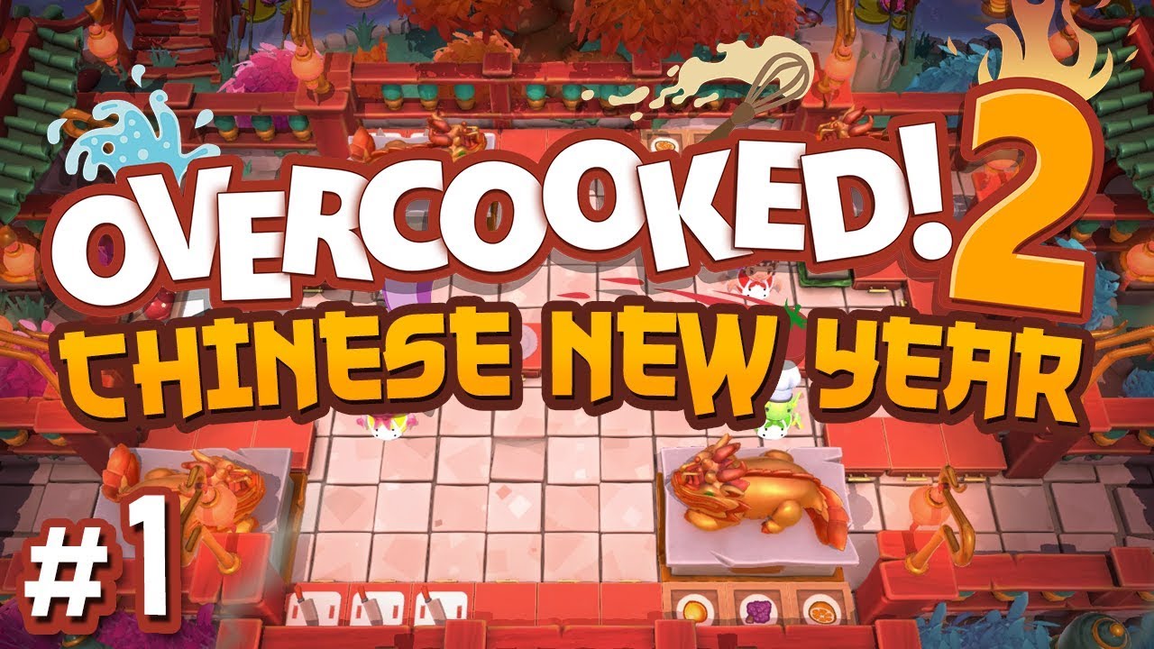 Overcooked 2: Chinese New Year DLC - #1 - YEAR OF THE PIG! (4 Player Gameplay)