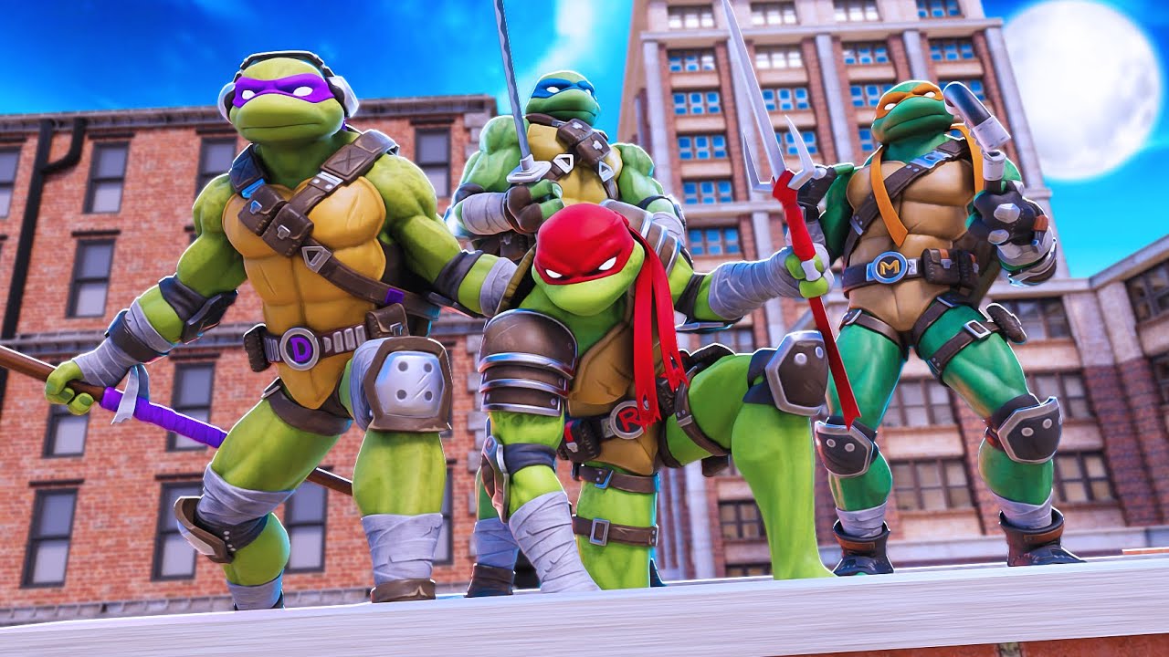 Fortnite Roleplay TEENAGE MUTANT NINJA TURTLES! (A Fortnite Short Film)