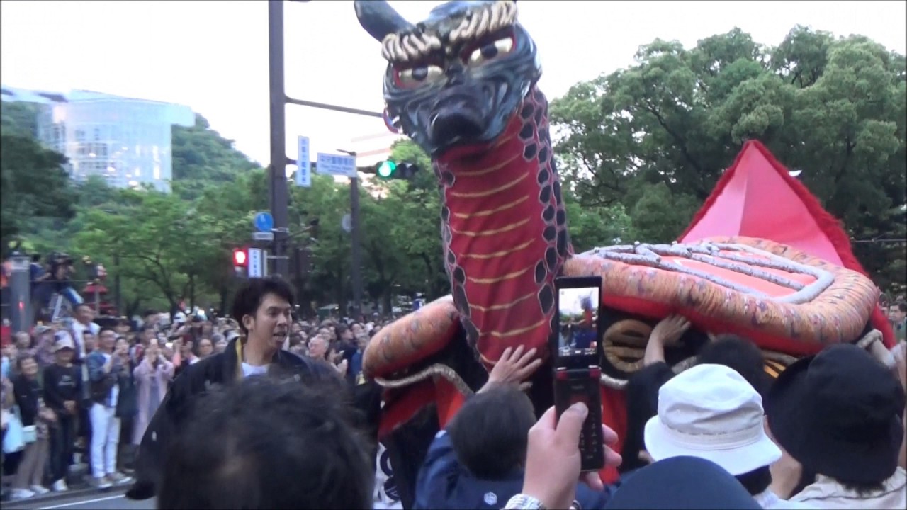 ユネスコ無形文化遺産　登録記念イベント「祭 WITH THE KYUSHU」　特別巡行　福岡県福岡市