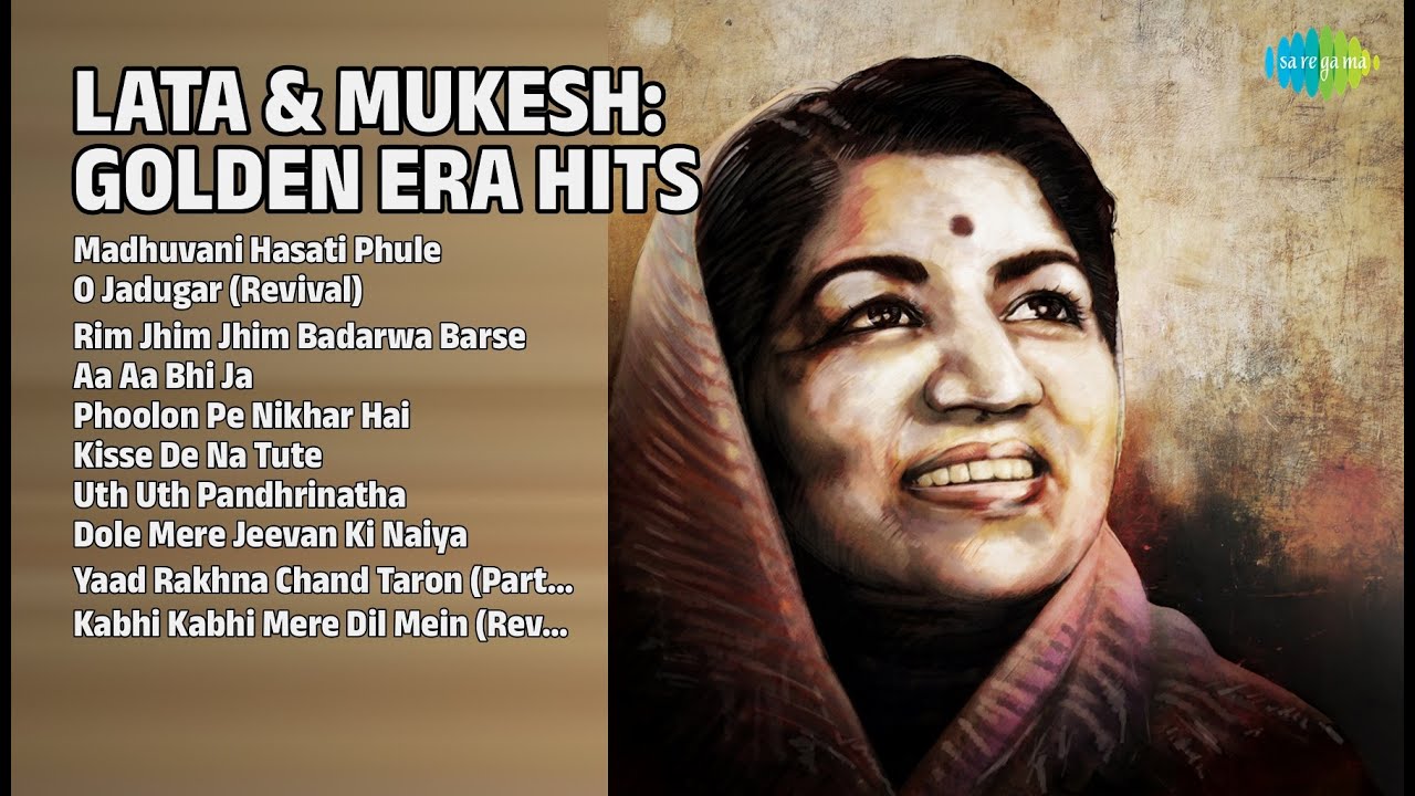 लता & मुकेश: स्वर्णिम युग के गीत | Lata Mangeshkar Songs | Madhuvani Hasati Phule