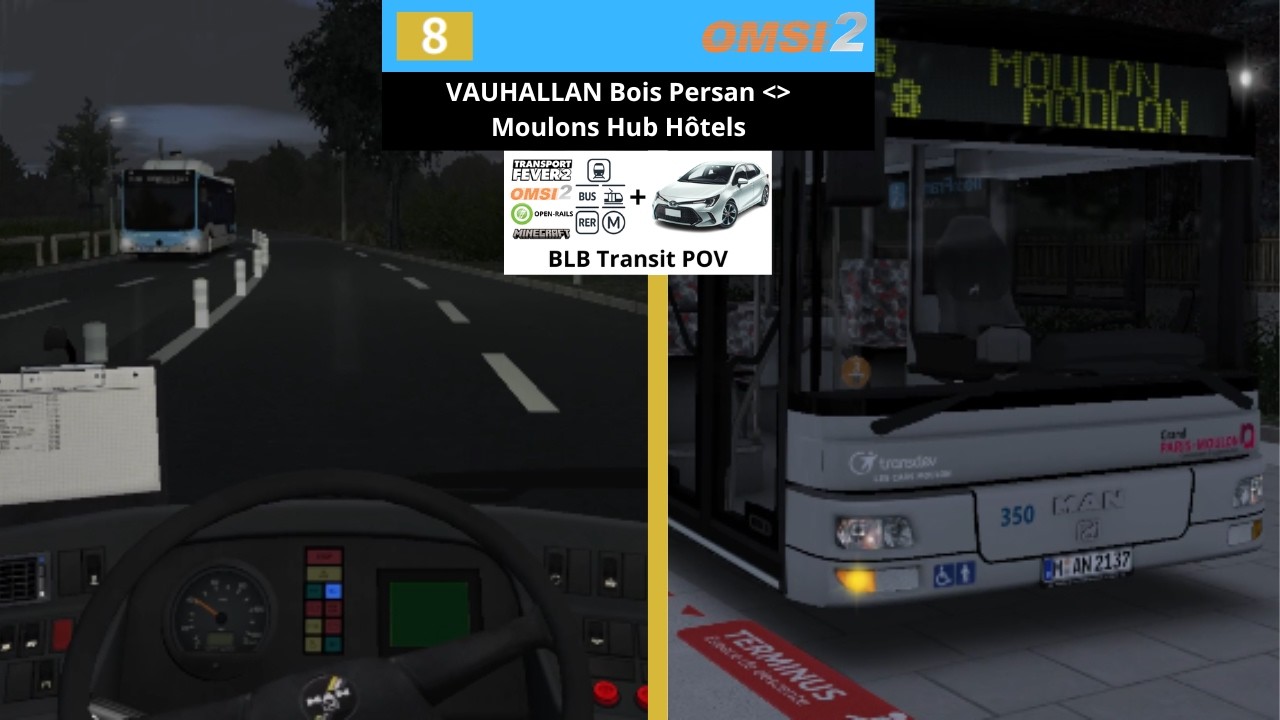 #A7 OMSI 2 |  GPM - Ligne 8 : Vauhallan Bois Persan ➡️ Moulon Hub Hôtels