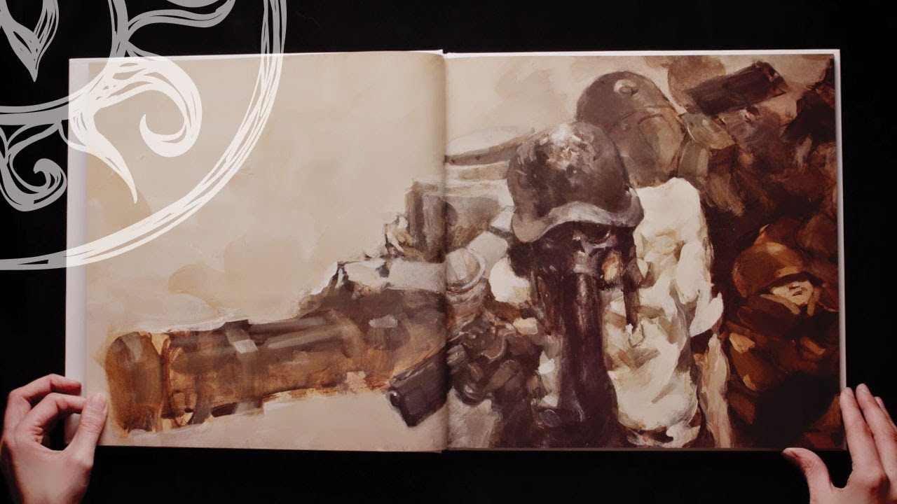 World War Robot Ashley Wood Art Book (Complete Book Flip Through)