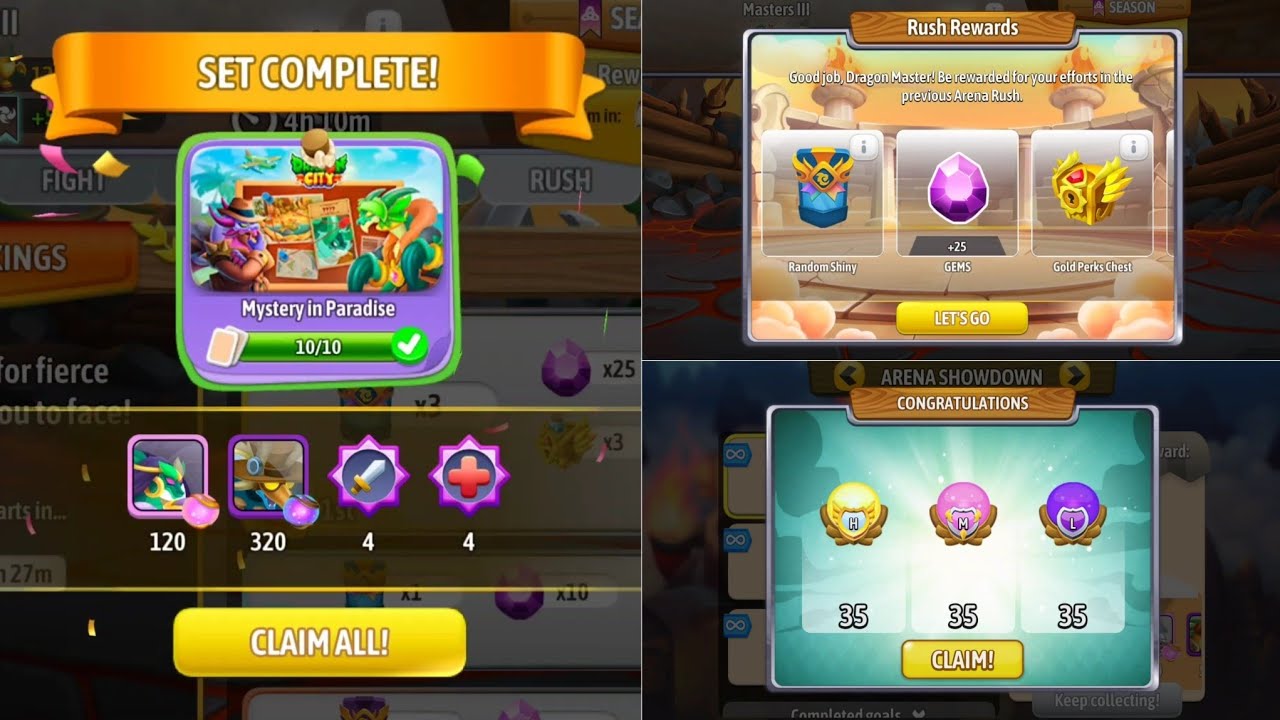 #798. Dragon city | New Sticker Set completed | Get 3 new random Shiny Sticker Pack.