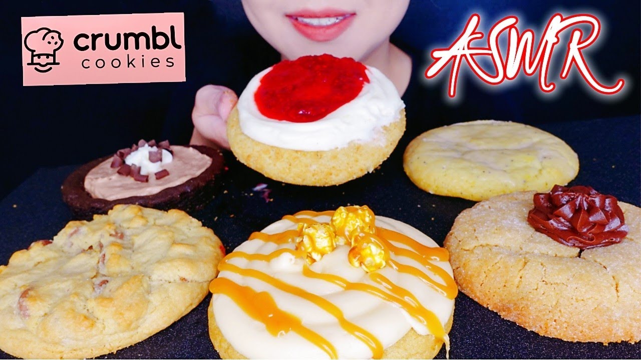 [ASMR] EATING CRUMBL COOKIES 🍪 (eating sounds) | D-LICIOUS ASMR