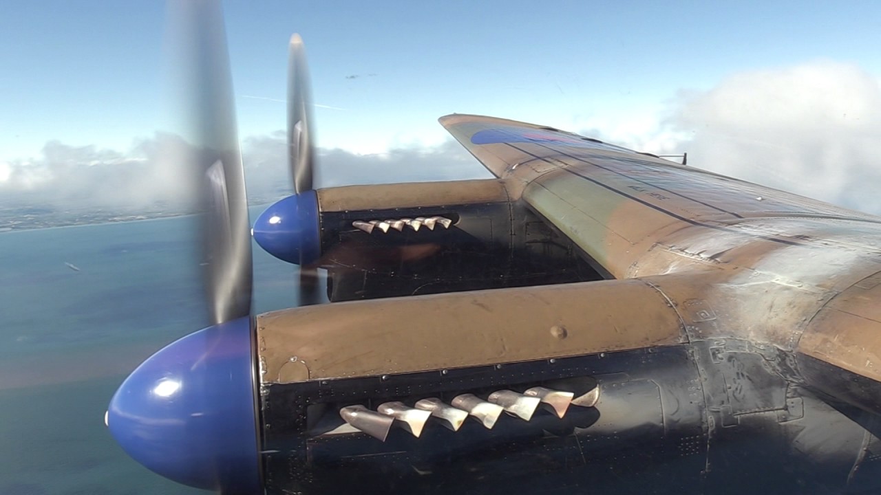 Flying In The Cockpit Of Avro Lancaster Mk. X FM213 / 