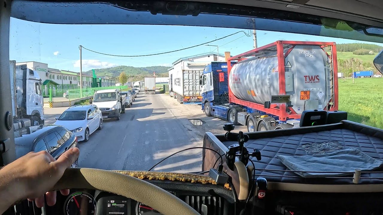 Truck Vlog - Nice Mountain Road in Slovakia, and Again Back to Poland.