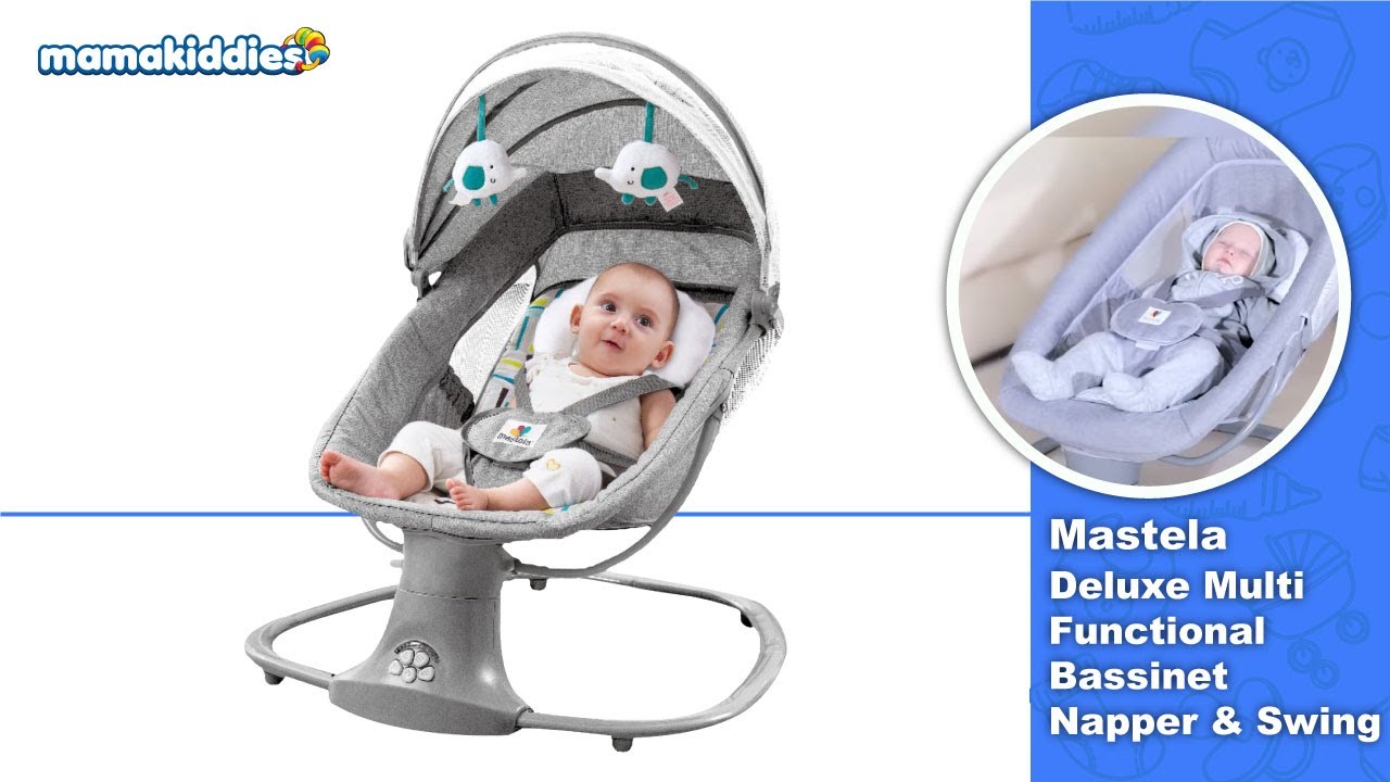 Mastela 3 in 1 Deluxe Multi Functional Bassinet Napper & Swing