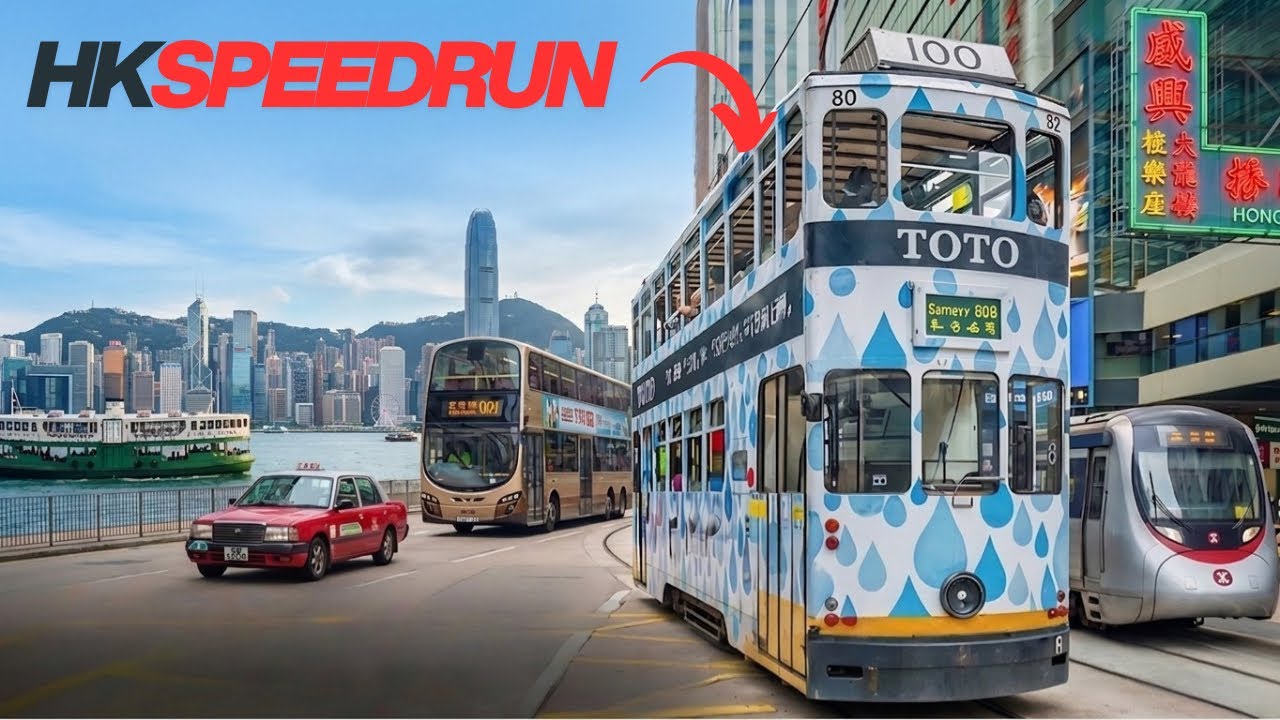 I Tried to Ride EVERY transport in Hong Kong (Layover Challenge)