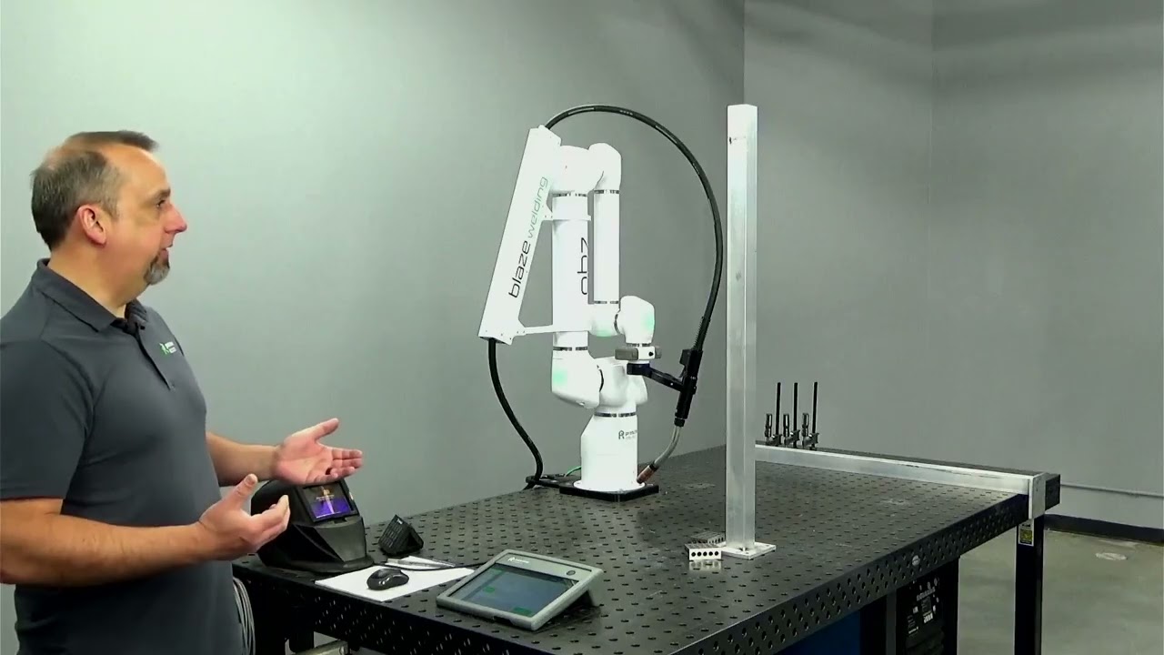 Welding Aluminum with Productive Robotics Blaze