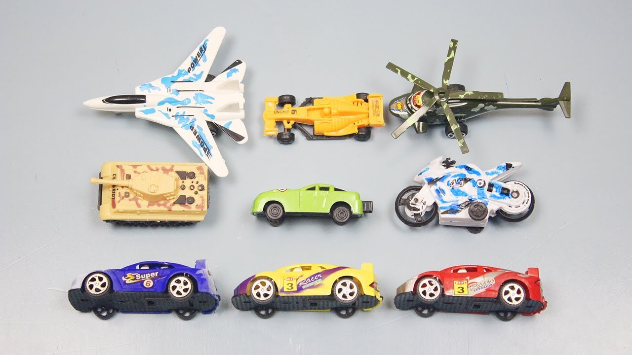 Car For Kids/Learn Names, Colors With Counting/Colorful Car, Bike, Plane Toys For Kids