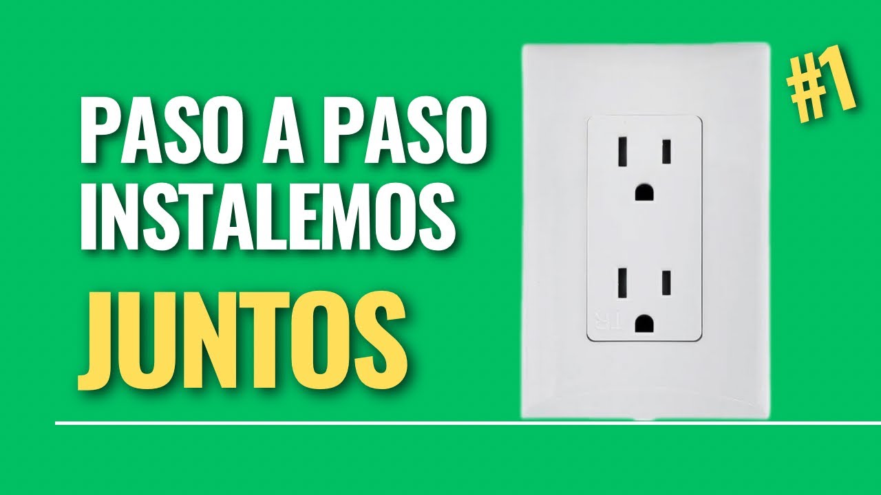 ¿Como se instala un Tomacorriente? paso a paso.