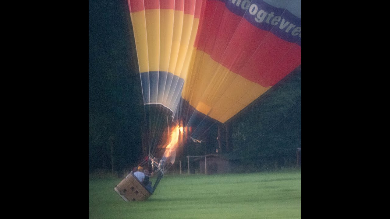 Landing luchtballon in Spankeren 11-06-2021