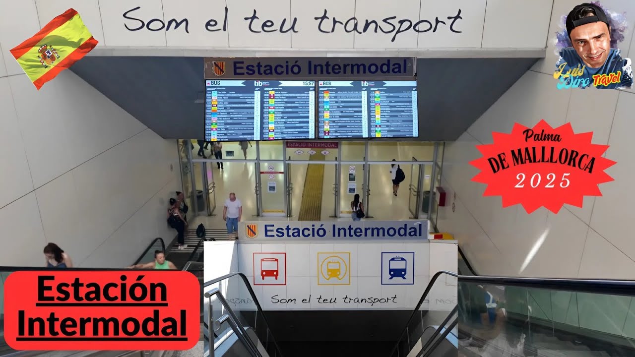 Estación Intermodal Walk🌏Palma de Mallorca✈️🇪🇸 - July 2025 - (4K Video)