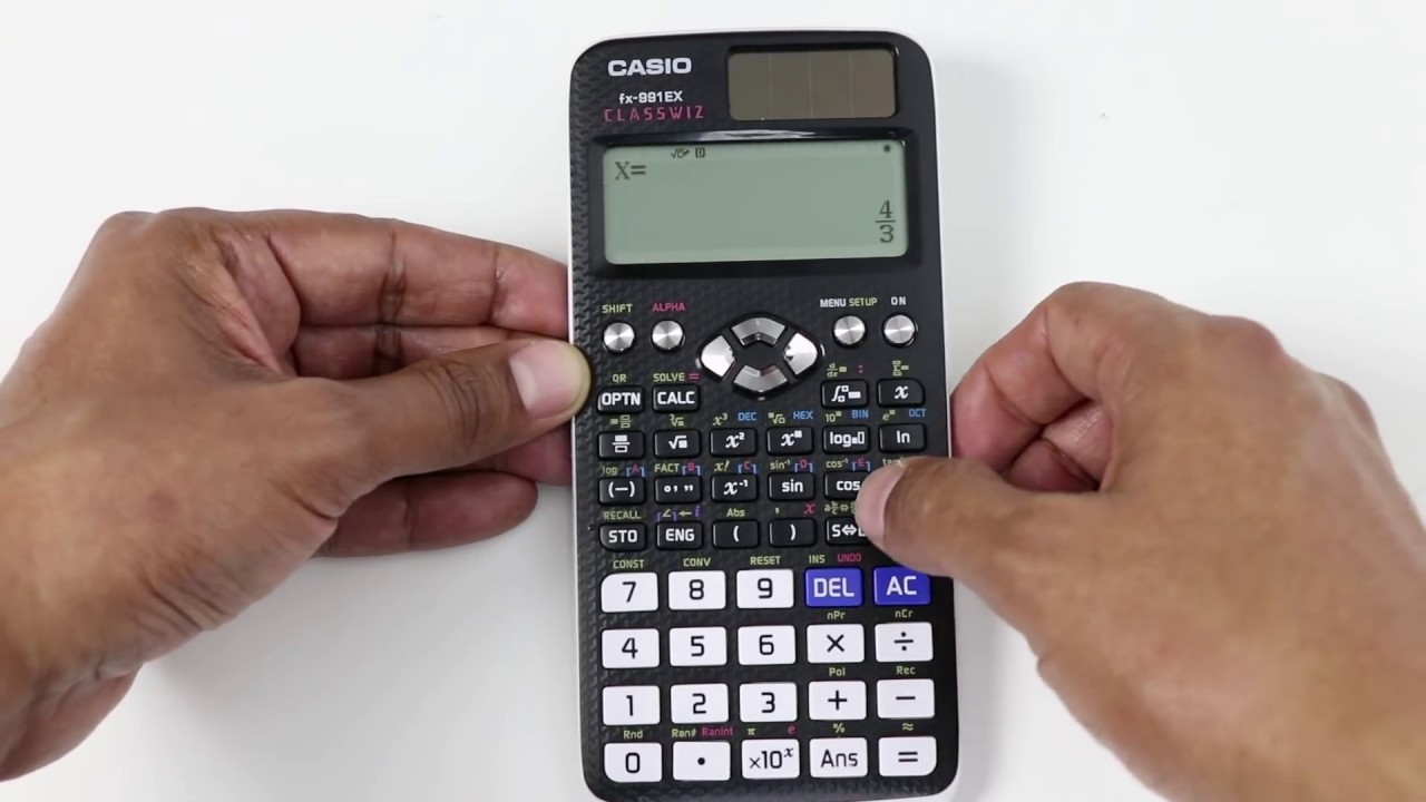 REGLA de TRES en una Calculadora