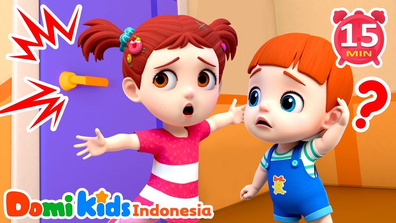 🚪 Jangan Buka Pintunya! | Lagu Anak Keamanan | Domi Kids Kumpulan Lagu Pesta Anak-anak
