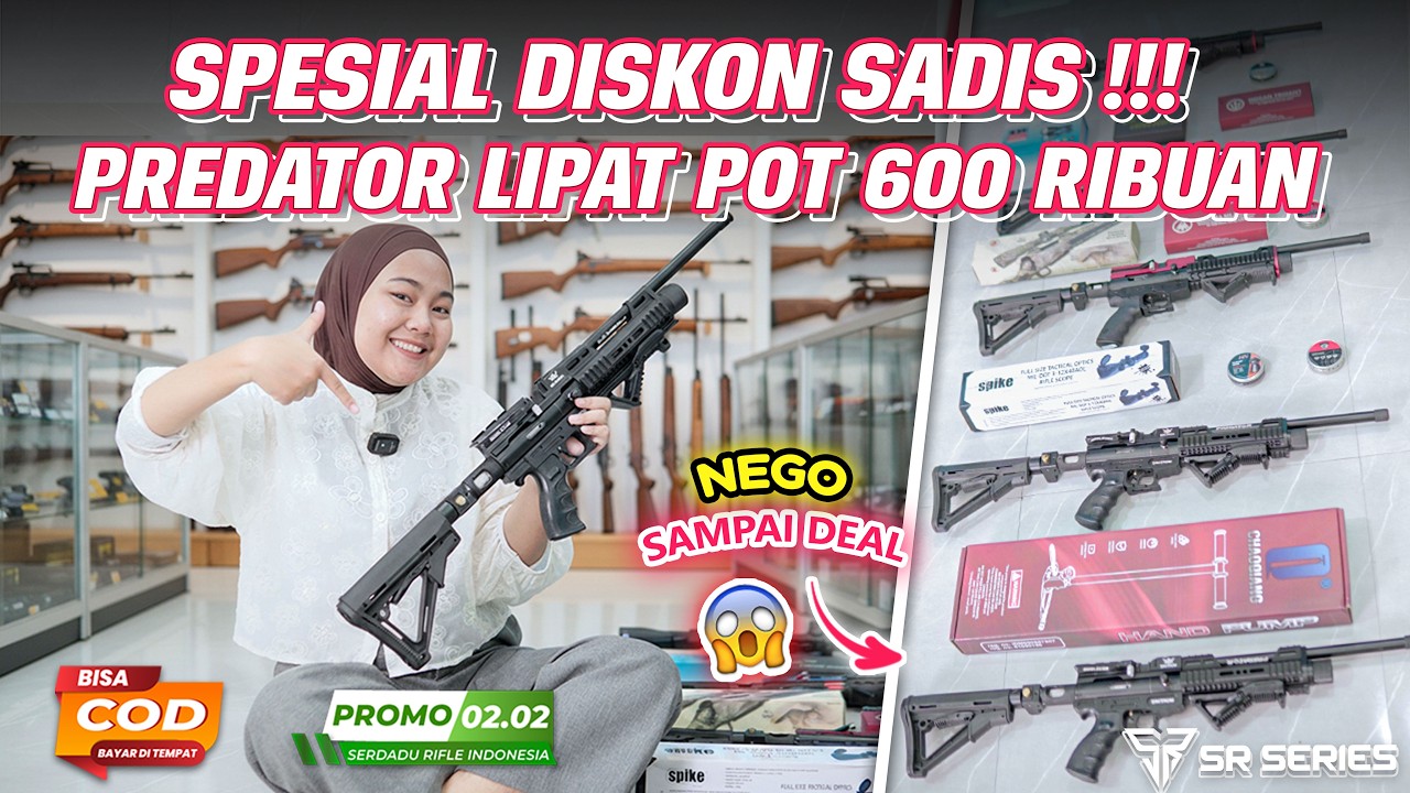 JANGAN SAMPAI NYESEL🔥‼️ PCP Predator Mini Popor Lipat Turun 600 RIBUAN. Bisa COD Seluruh Indonesia‼️